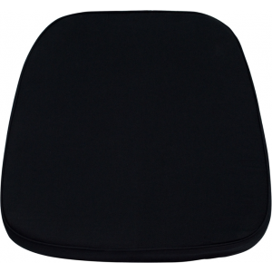 Wholesale Soft Black Fabric Chiavari Chair Cushion