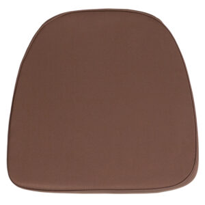 Wholesale Soft Brown Fabric Chiavari Chair Cushion