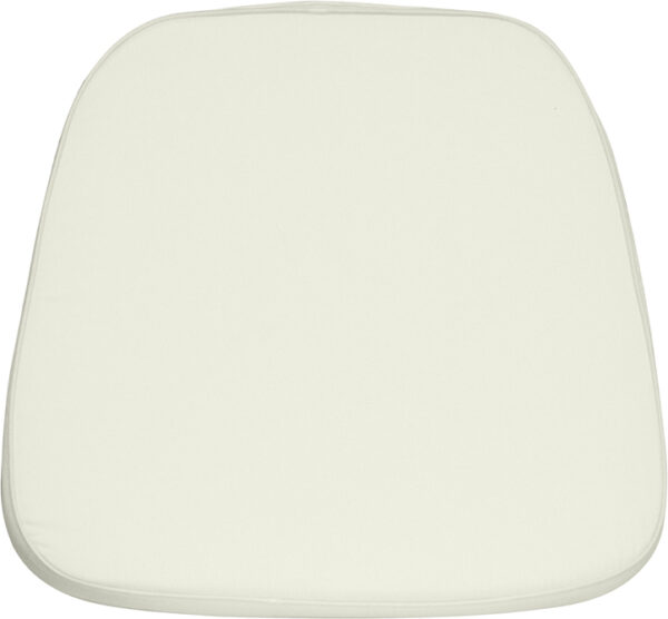 Wholesale Soft Ivory Fabric Chiavari Chair Cushion