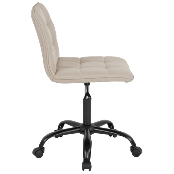 Lowest Price Sorrento Home and Office Task Chair in Beige Fabric