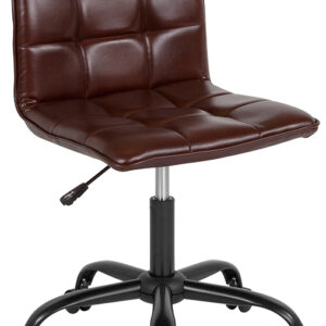 Wholesale Sorrento Home and Office Task Chair in Brown Leather
