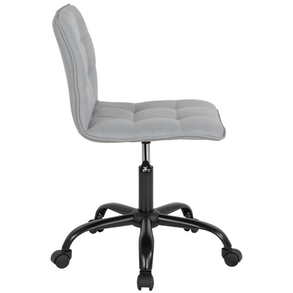 Lowest Price Sorrento Home and Office Task Chair in Light Gray Fabric