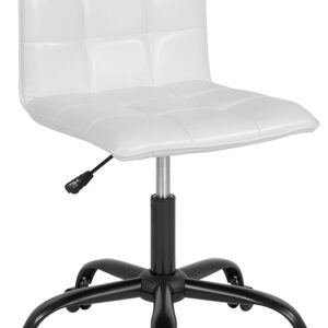 Wholesale Sorrento Home and Office Task Chair in White Leather