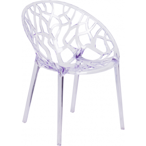 Wholesale Specter Series Transparent Stacking Side Chair
