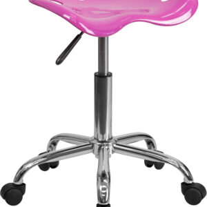 Wholesale Vibrant Candy Heart Tractor Seat and Chrome Stool