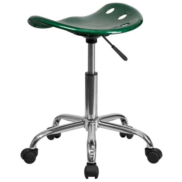 Tractor Style Stool Green Tractor Stool