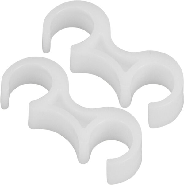Wholesale White Plastic Ganging Clips - Set of 2