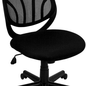 Wholesale Y-GO Office Chair™ Mid-Back Black Mesh Swivel Task Office Chair