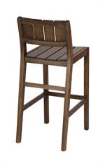 Indoor Elmwood Barstool in Walnut Finish - Image 3