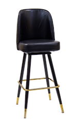 #200-4 / 6 Black Vinyl Seat - Image 2