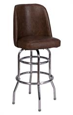 Bucket Upholstered Seat in Brown - Image 2