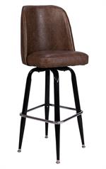 Bucket Upholstered Seat in Brown - Image 3
