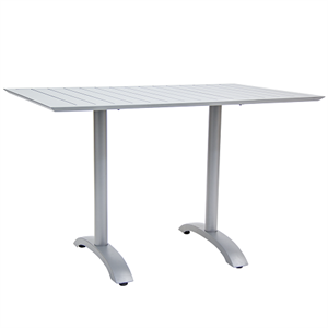 30"x48" Indoor/ Outdoor Aluminum Table Set