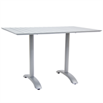 24"x24" Indoor/ Outdoor Aluminum Table Set - Image 4