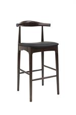 Beechwood Chair in Walnut Finish w/ Vinyl Seat - Image 5
