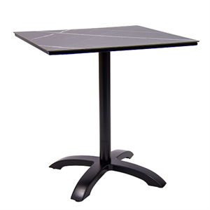24" x 30" High Pressure Laminate Table Top & Aluminum Base