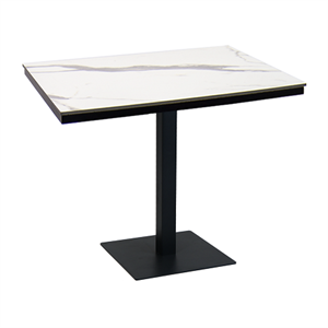 36" x 36" High Pressure Laminate Table Top & Aluminum Base