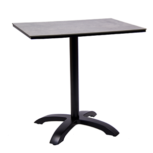 24" x 30" High Pressure  Laminate Table Top & Aluminum Base