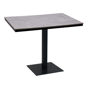 36" x 36" High Pressure Laminate Table Top & Aluminum Base