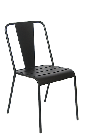 Black Iron Outdoor Chair