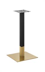 22''x 22'' Gold and Black Finish Stainless Steel Table Bases for Indoor Use - Image 2