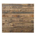 Indoor 1 1/2-Inch Thick Pinewood Table Top with Natural Finish and Rustic Plank Design - Image 3
