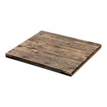 Indoor 1 1/2-Inch Thick Pinewood Table Top with Natural Finish and Rustic Plank Design - Image 2