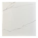 Indoor Marble White Resin Table Top with Grey Veining - Image 4