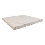 Indoor Marble White Resin Table Top with Grey Veining - Image 2