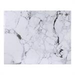 Indoor Marble White Resin Table Top with Dark Veining - Image 3