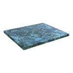 Indoor Marble Blue Resin Table Top with Dark Veining - Image 2