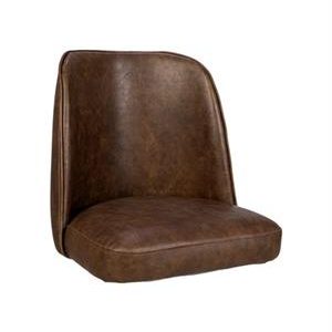 Bucket Upholstered Seat in Brown