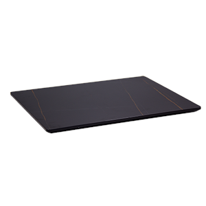 7/8" Sintered Stone Table Top in Black