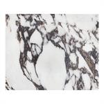 7/8"Thick,Marble White Sintered Stone Table Top with Dark Gray to Black Veining - Image 3