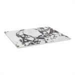 7/8"Thick,Marble White Sintered Stone Table Top with Dark Gray to Black Veining - Image 2