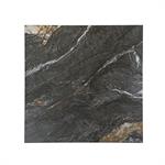 7/8" Black Sintered Stone Table Top with White Veining and Amber Accents, Indoor/Outdoor Use - Image 3
