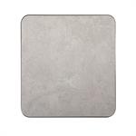 1 1/8" Sintered Stone Table Top in Light Taupe with Rose Gold Aluminum Alloy Edge, Indoor/Outdoor Use - Image 3