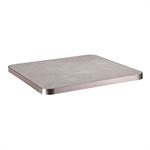 1 1/8" Sintered Stone Table Top in Light Taupe with Rose Gold Aluminum Alloy Edge, Indoor/Outdoor Use - Image 2