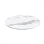 Subtle Veining White Sintered Stone Table Top , Indoor/Outdoor Use - Image 4