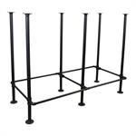 6-Legs Indoor Industrial Black Cast Iron Pipe Table Base - Image 2