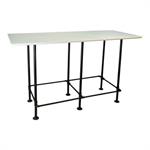 6-Legs Indoor Industrial Black Cast Iron Pipe Table Base - Image 4