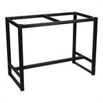 67" x 28" Rectangular Black Cast Iron Table Base, Heavy Duty for Indoor Use - Image 3