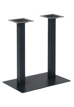 Indoor Use 18" x 36" Rectangle Steel Bar Height Base