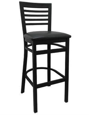 High Ladder Back Metal Barstool