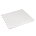 Round Indoor/Outdoor Plain White Resin Table Tops - Image 2