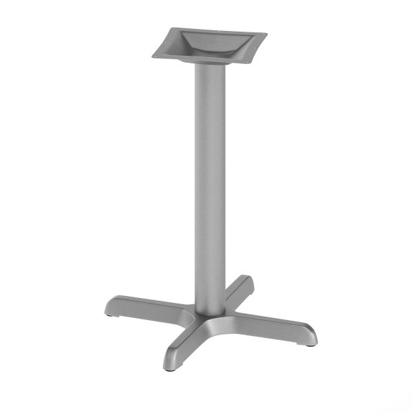 22" x 22" Restaurant Table X-Base with 3" Dia. Table Height Column