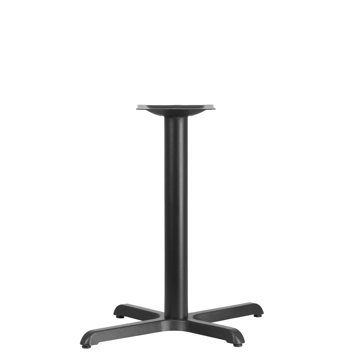 23.75" x 30" Restaurant Table X-Base with 3" Dia. Table Height Column