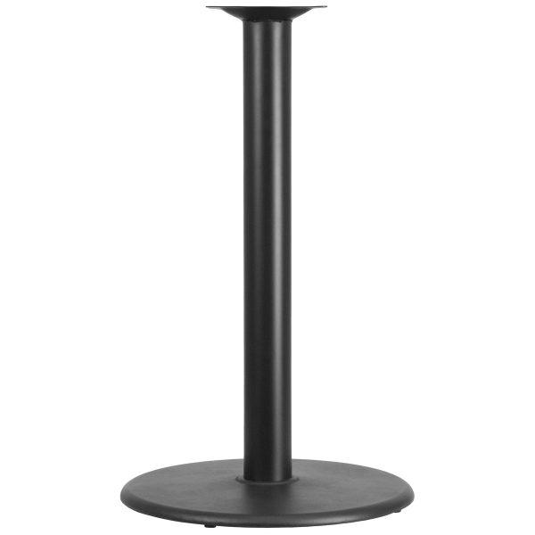 24" Round Restaurant Table Base with 4" Dia. Bar Height Column