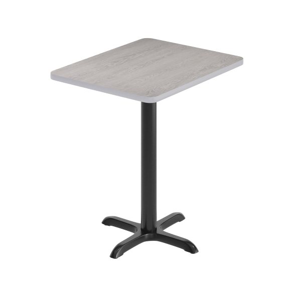 24'' x 30'' Rectangular Laminate Table Top with 22'' x 22'' Table Height Base