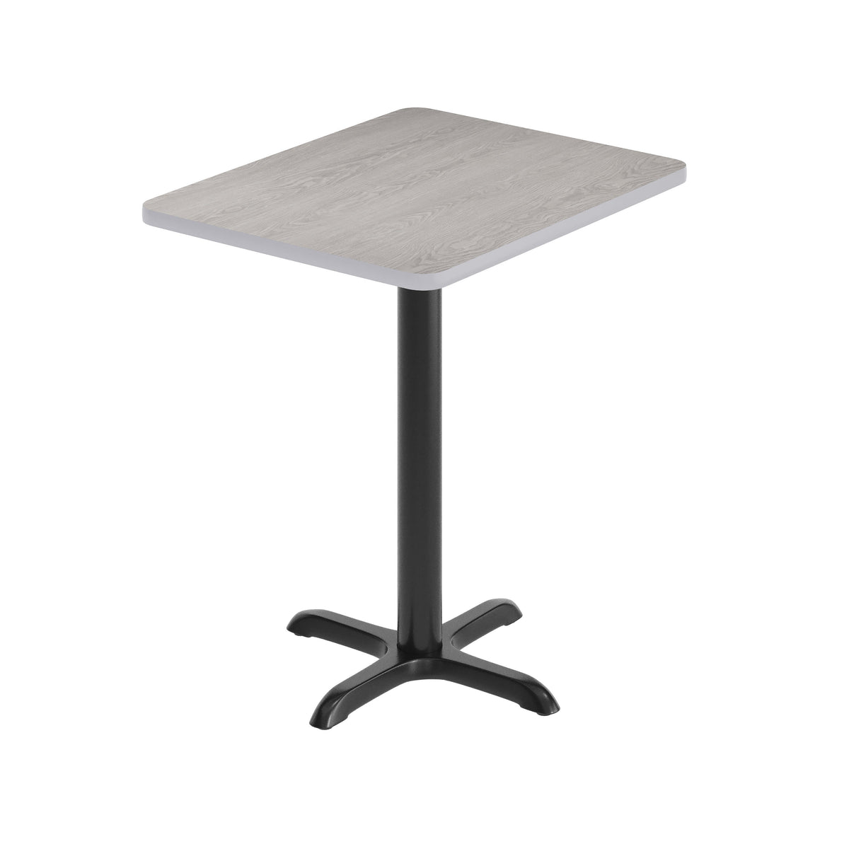 24'' x 30'' Rectangular Laminate Table Top with 22'' x 22'' Table Height Base